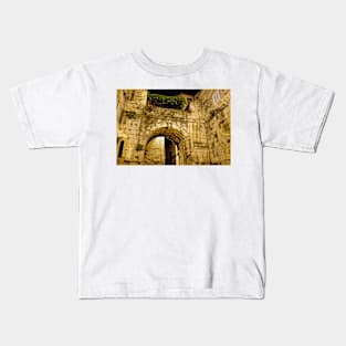 Entering the Roman City of Split Kids T-Shirt